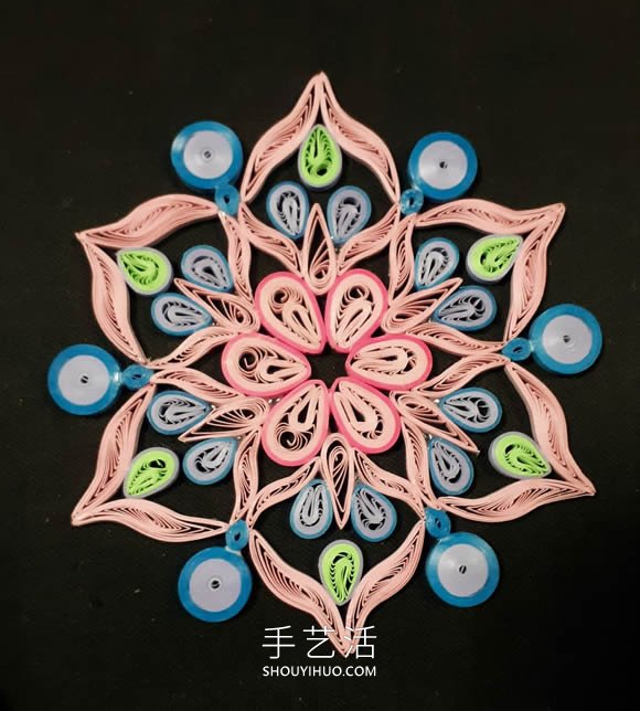 象征著吉祥如意！衍紙曼荼羅花的制作教程 -  itrip.net.cn