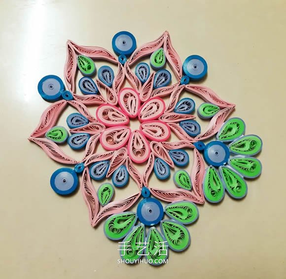 象征著吉祥如意！衍紙曼荼羅花的制作教程 -  itrip.net.cn