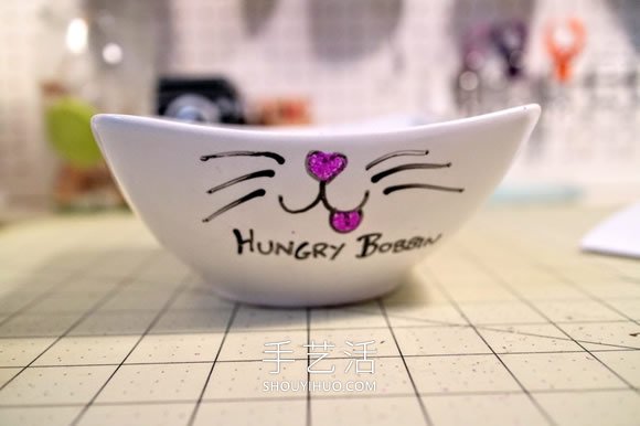 用陶瓷筆畫一只食物碗 隨時(shí)掌握貓咪小心情！ -  itrip.net.cn