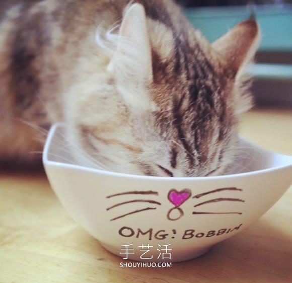 用陶瓷筆畫一只食物碗 隨時(shí)掌握貓咪小心情！ -  itrip.net.cn