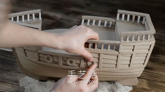 超逼真海盜船模型制作視頻 僅僅用了硬紙板！ -  itrip.net.cn