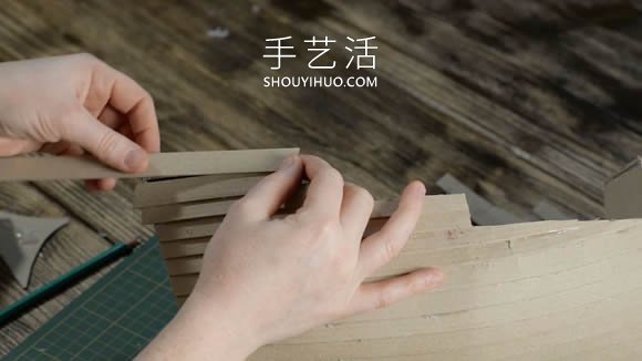 超逼真海盜船模型制作視頻 僅僅用了硬紙板！ -  itrip.net.cn