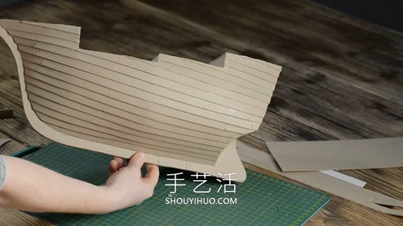 超逼真海盜船模型制作視頻 僅僅用了硬紙板！ -  itrip.net.cn