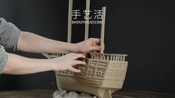超逼真海盜船模型制作視頻 僅僅用了硬紙板！ -  itrip.net.cn