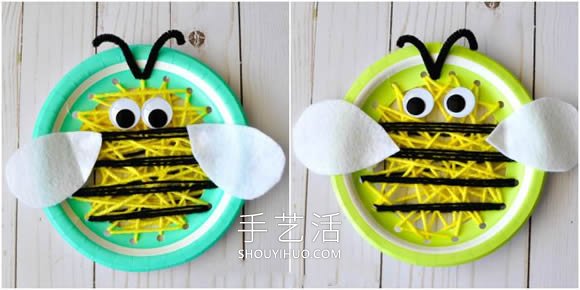 自制春天小昆蟲(chóng)！用紙盤手工制作蜜蜂和瓢蟲(chóng) -  itrip.net.cn