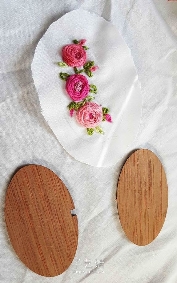 迷你玫瑰花刺繡視頻 制作超美的項(xiàng)鏈吊墜！ -  itrip.net.cn