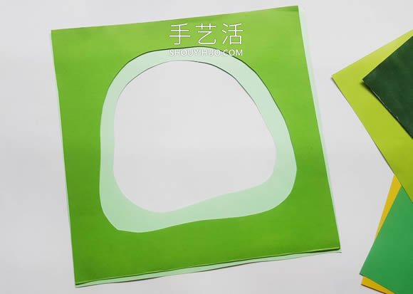 超詳細3D立體紙雕教程圖解：叢林里的無臉人 -  itrip.net.cn