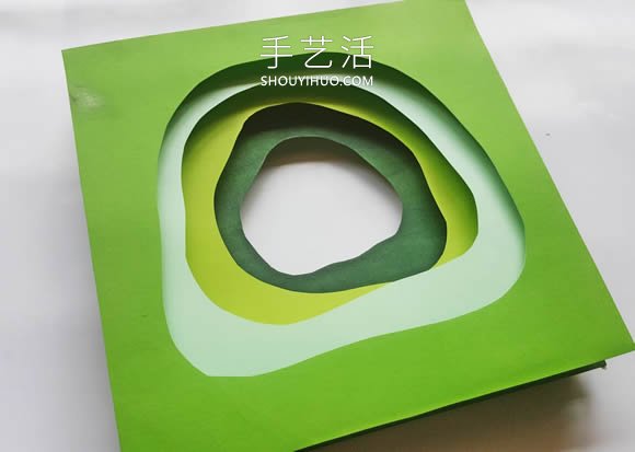 超詳細3D立體紙雕教程圖解：叢林里的無臉人 -  itrip.net.cn