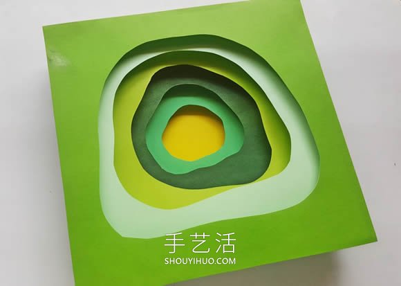 超詳細3D立體紙雕教程圖解：叢林里的無臉人 -  itrip.net.cn
