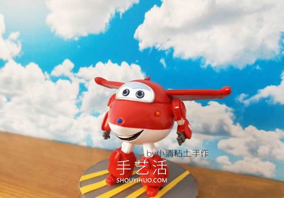 超輕粘土手工制作超級飛俠樂迪的做法圖解 -  itrip.net.cn
