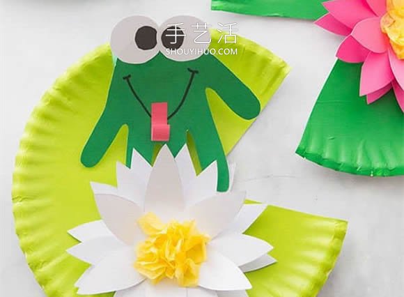 荷塘里的小青蛙！超可愛幼兒園夏天手工制作 -  itrip.net.cn