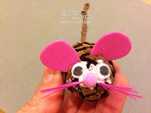 幼兒園松果手工制作 變身可愛小老鼠！ -  itrip.net.cn
