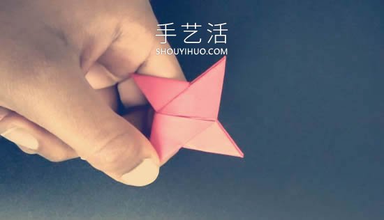 折紙忍者的暗器！四角忍者之星的折法教程 -  itrip.net.cn
