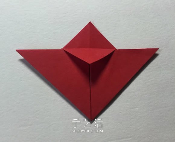 簡單折紙4個花瓣 粘合得到一朵四瓣花！ -  itrip.net.cn