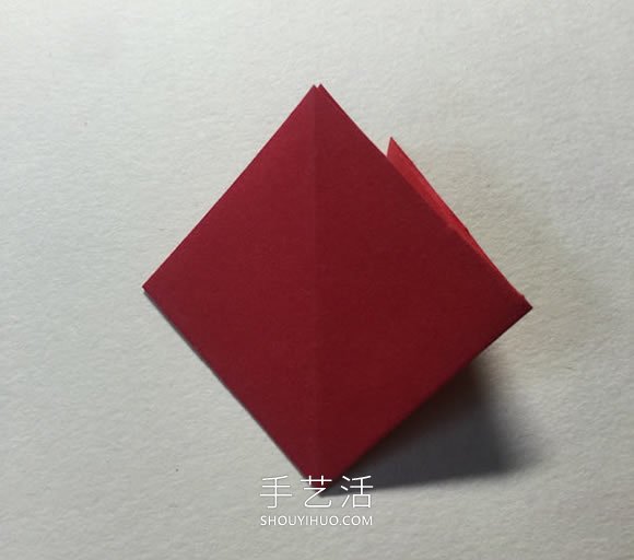 簡單折紙4個花瓣 粘合得到一朵四瓣花！ -  itrip.net.cn
