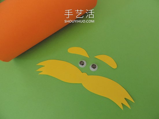 卷紙筒手工制作大胡子老爺爺?shù)淖龇▓D解 -  itrip.net.cn