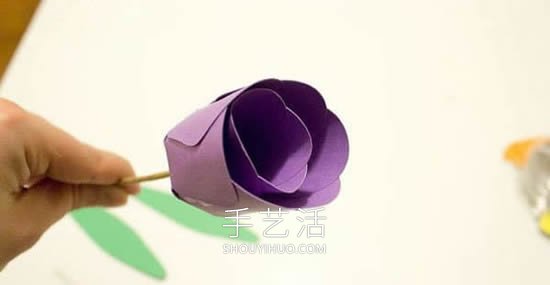 幼兒園教師節(jié)禮物！卡紙手工制作郁金香花 -  itrip.net.cn