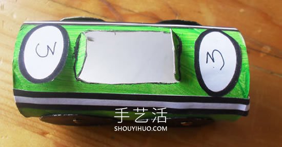 幼兒園卷紙筒小手工 制作可愛的小汽車玩具 -  itrip.net.cn