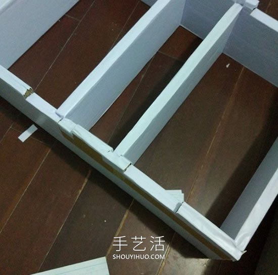 硬紙板手工制作廚房置物柜的做法教程 -  itrip.net.cn