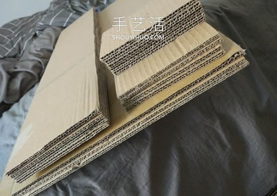 硬紙板手工制作廚房置物柜的做法教程 -  itrip.net.cn