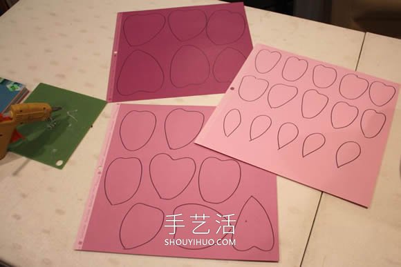 用紙手工制作立體牡丹花的做法教程 -  itrip.net.cn