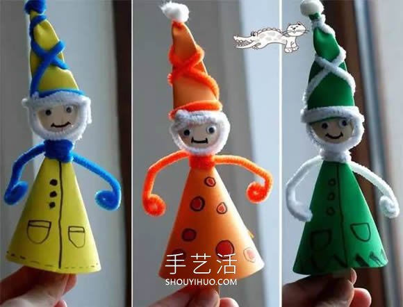 幼兒園手工制作小矮人的做法教程超簡單 -  itrip.net.cn