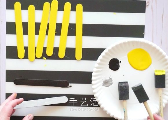 有趣的夏天手工！雪糕棍手工制作校車相框 -  itrip.net.cn