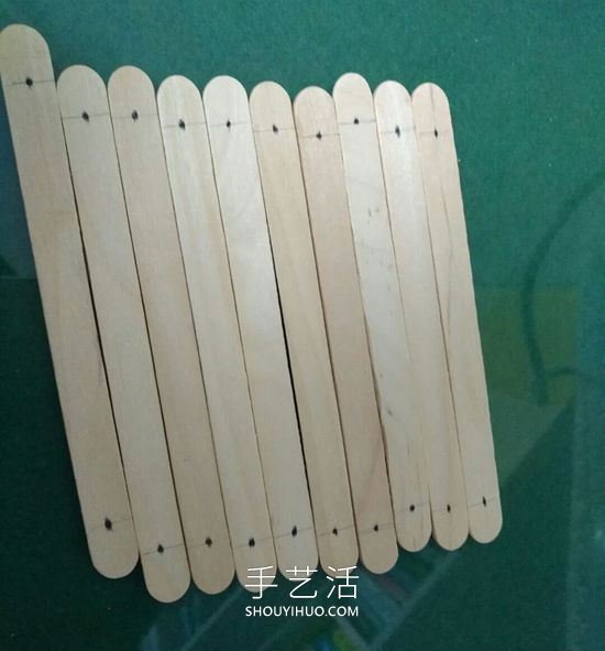 自制雪糕棍隔熱墊的方法圖解教程 -  itrip.net.cn