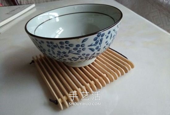 自制雪糕棍隔熱墊的方法圖解教程 -  itrip.net.cn