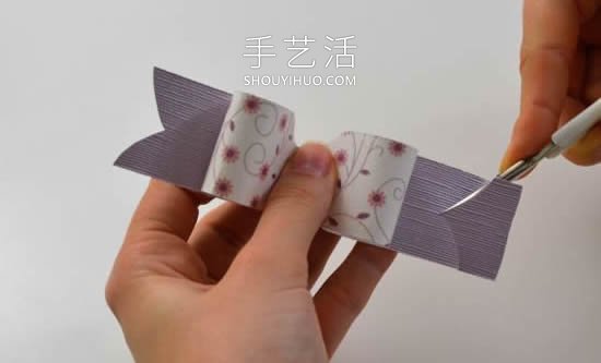 幼兒園手工制作卡紙蝴蝶結(jié)的做法教程 -  itrip.net.cn