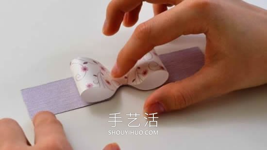 幼兒園手工制作卡紙蝴蝶結(jié)的做法教程 -  itrip.net.cn