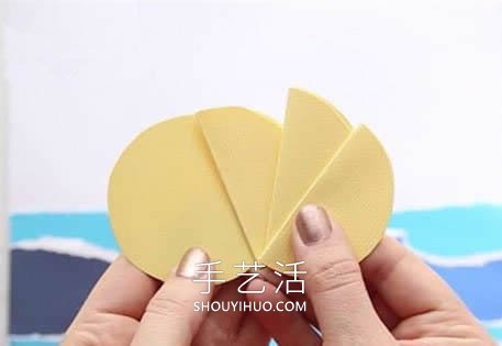 美麗的夏日海灘！幼兒園漂亮撕紙畫制作教程 -  itrip.net.cn