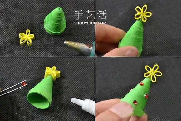 簡單又有創(chuàng)意！衍紙圣誕樹耳環(huán)的制作方法 -  itrip.net.cn