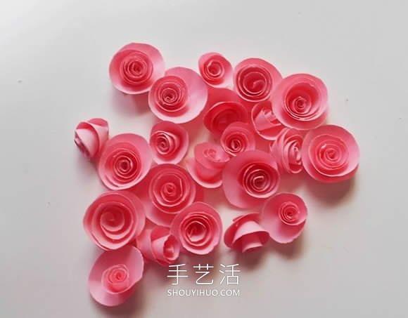 簡單自制紙玫瑰花球的方法圖解教程 -  itrip.net.cn