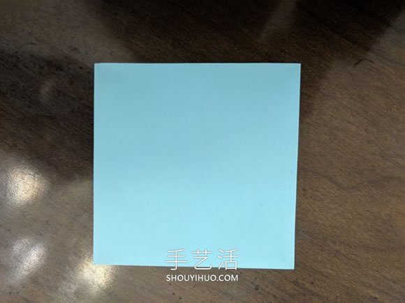 手工折紙扁平玫瑰花和葉子的折法圖解 -  itrip.net.cn