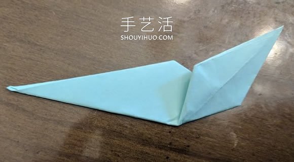 手工折紙扁平玫瑰花和葉子的折法圖解 -  itrip.net.cn