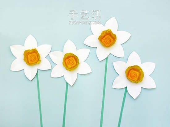 幼兒園手工制作水仙花的做法教程 -  itrip.net.cn