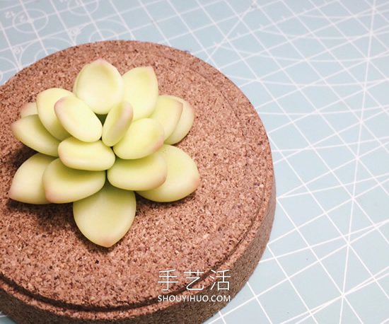 逼真的粘土多肉植物手工制作圖解教程 -  itrip.net.cn