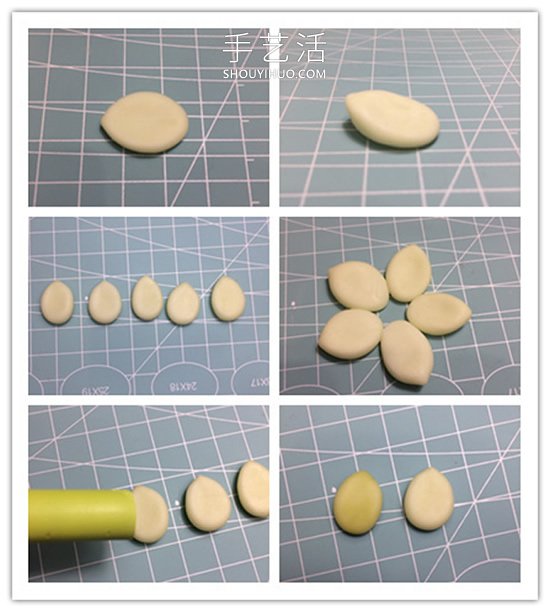 逼真的粘土多肉植物手工制作圖解教程 -  itrip.net.cn