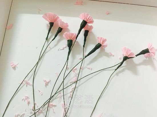 皺紋紙手工制作滿天星的做法教程 -  itrip.net.cn