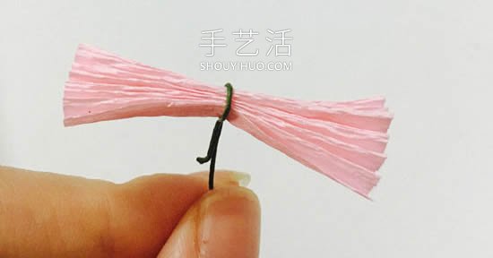 皺紋紙手工制作滿天星的做法教程 -  itrip.net.cn
