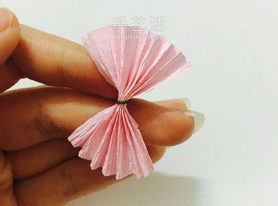 皺紋紙手工制作滿天星的做法教程 -  itrip.net.cn