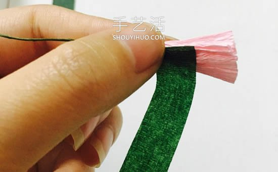 皺紋紙手工制作滿天星的做法教程 -  itrip.net.cn