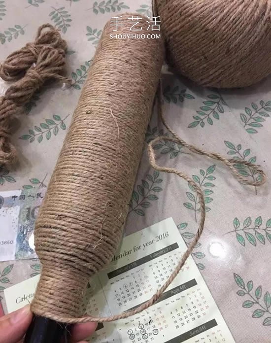 自制麻繩花瓶的方法 簡(jiǎn)單的紅酒瓶再利用！ -  itrip.net.cn