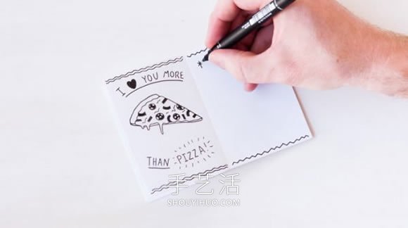 自制創(chuàng)意情人節(jié)賀卡的方法教程帶本子 -  itrip.net.cn