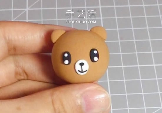 超輕粘土手工制作抖音網紅熊的做法教程 -  itrip.net.cn
