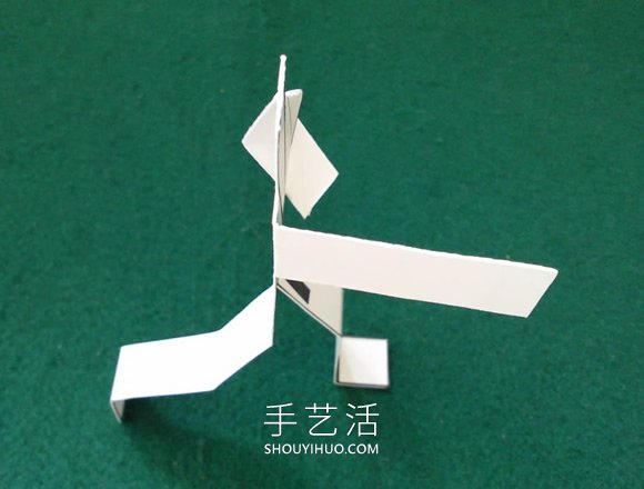 卡紙手工制作空手道紙人的做法附圖紙下載 -  itrip.net.cn