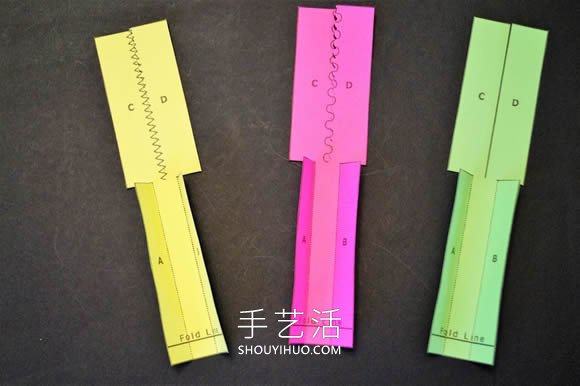 幼兒園用彩紙手工制作旋轉(zhuǎn)飛機的做法教程 -  itrip.net.cn