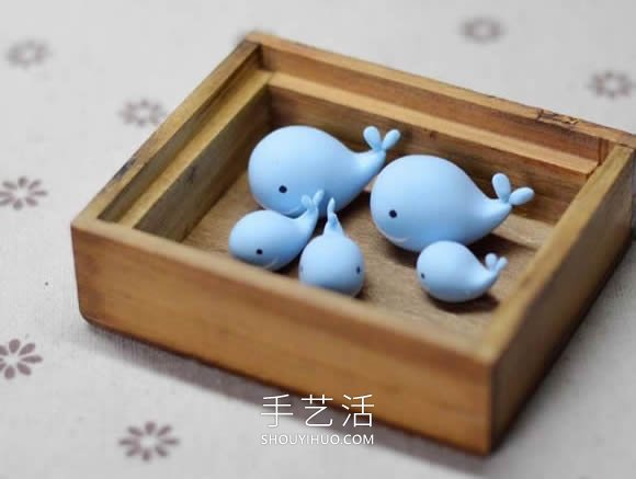 超輕粘土手工制作鯨魚禮物的做法教程 -  itrip.net.cn