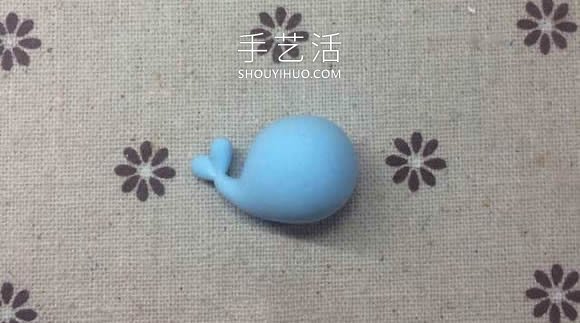 超輕粘土手工制作鯨魚禮物的做法教程 -  itrip.net.cn